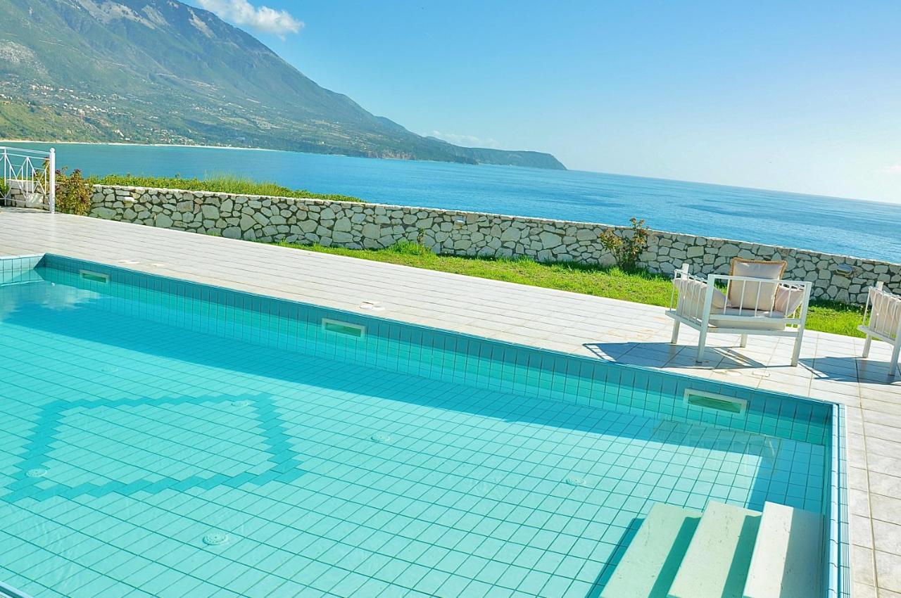 Seafront Villa Kefaloniaprivatevillas Trapezaki  Exteriör bild