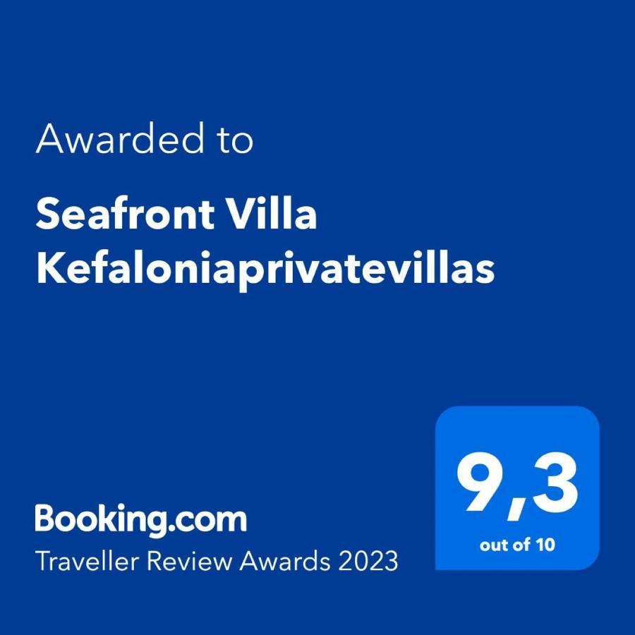 Seafront Villa Kefaloniaprivatevillas Trapezaki  Exteriör bild